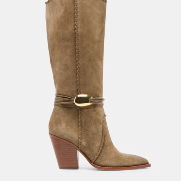 Dolce Vita Shoes - Dolce Vita NIB Jody Boots Olive Suede, 7.5